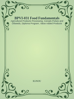 BPVI-031 Food Fundamentals